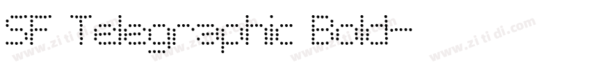 SF Telegraphic Bold字体转换
